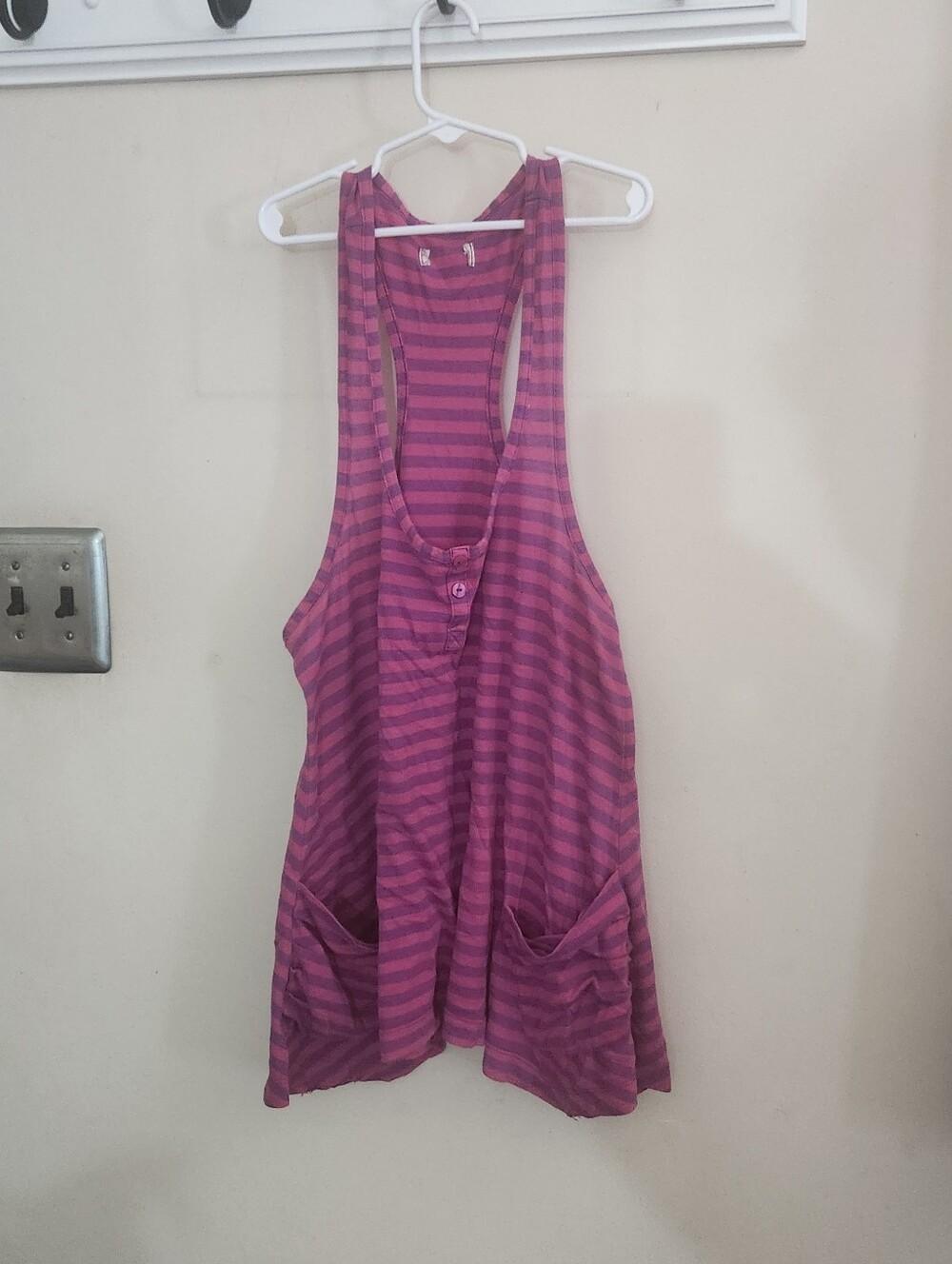 🎉 Pink & Purple Striped Tank Top